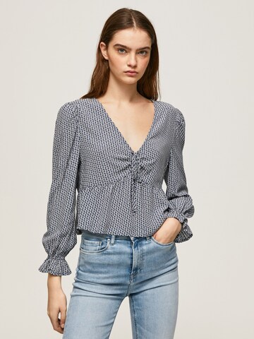 Pepe Jeans Bluse 'Aretha' in Schwarz: Vorderseite