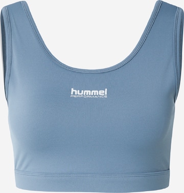 Hummel Bralette Sports bra 'Hiit' in Blue: front