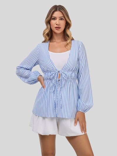 LapaPlus Blouse in Sky blue, Item view