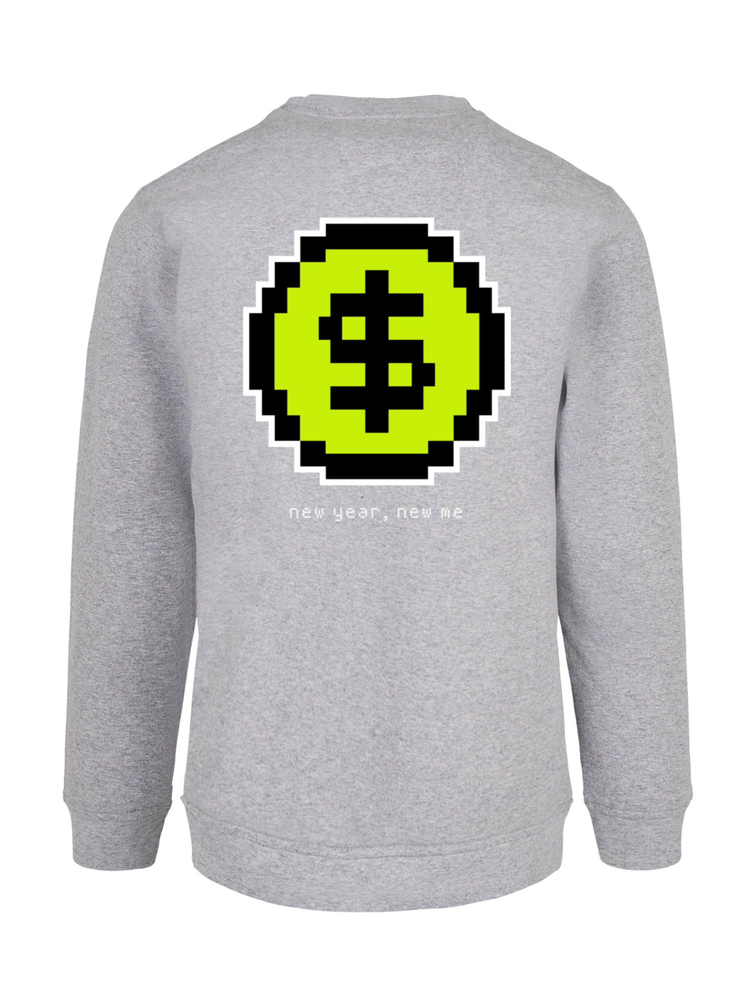 F4NT4STIC Sweatshirt 'SIlvester Party Happy People Only' in Grijs