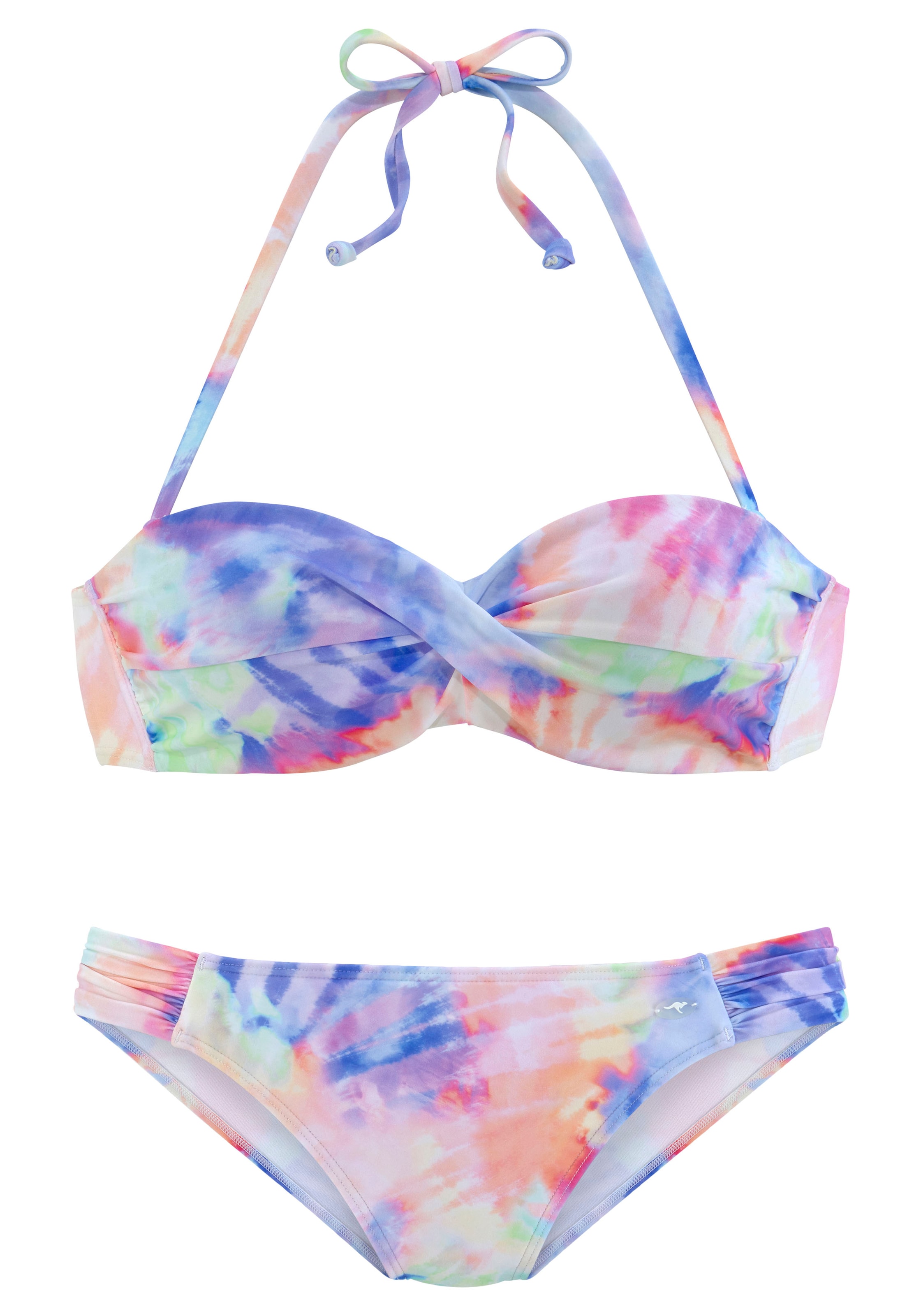 KangaROOS Bandeau Bikini i blandingsfarvet: forside