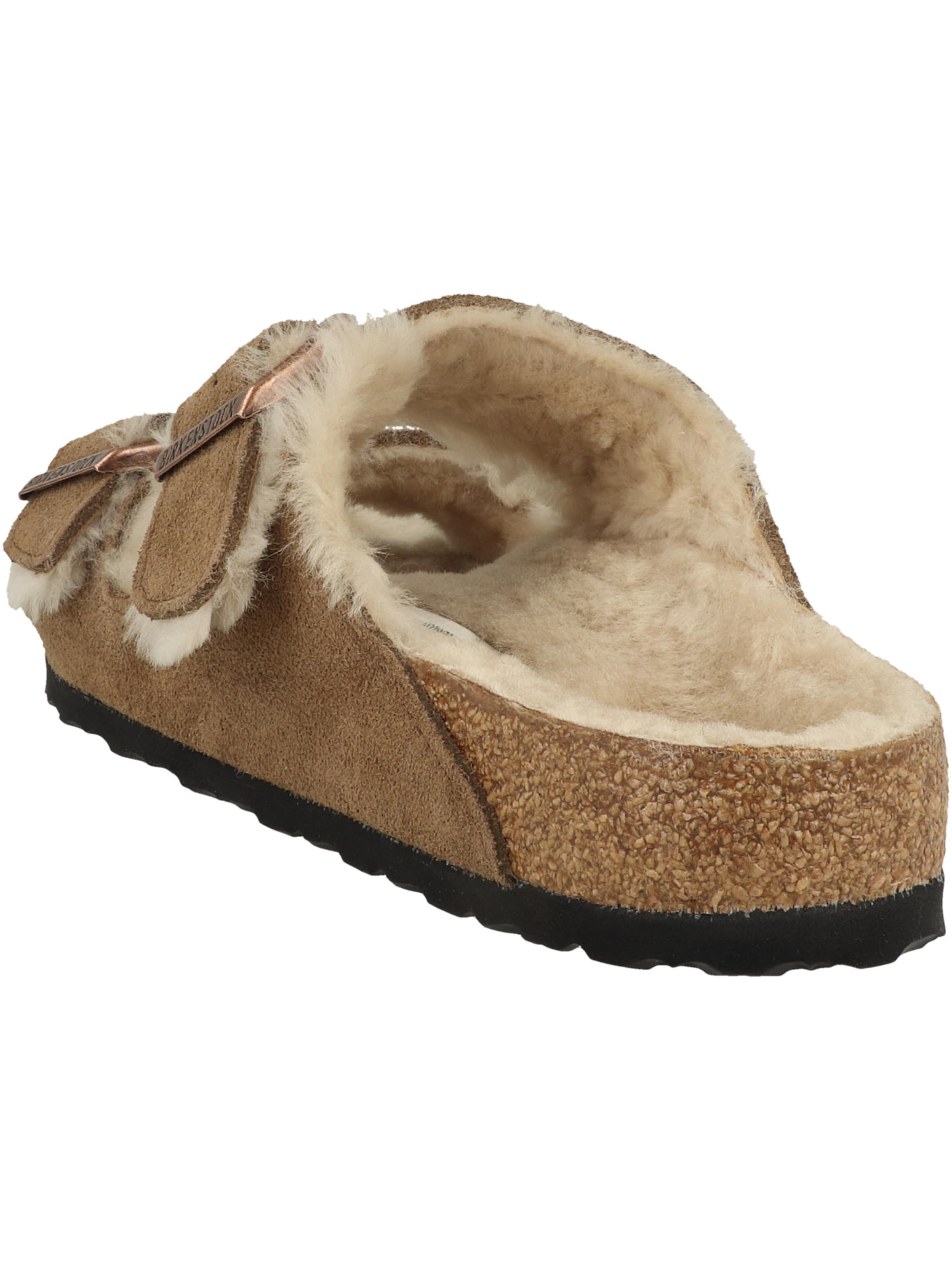 BIRKENSTOCK Muiltjes ' Arizona' in Bruin: terug