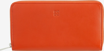 DuDu Wallet in Orange: front