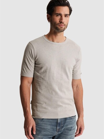 Maglietta 'T-shirt in slub cotton' di CAST IRON in grigio