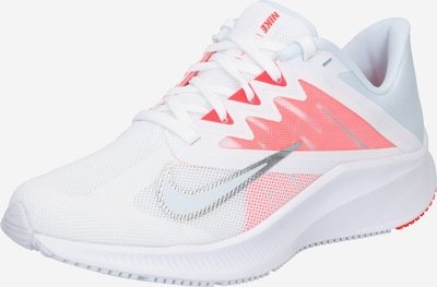 NIKE Chaussure de course en rose / argent / blanc, Vue avec produit