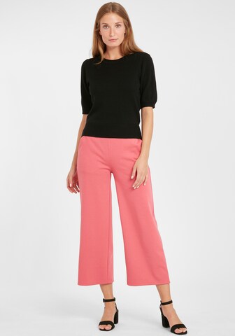 ICHI Wide leg Pants 'IHKATE WIDE PA6' in Pink