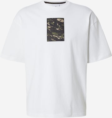 ADIDAS ORIGINALS Тениска в бяло: отпред