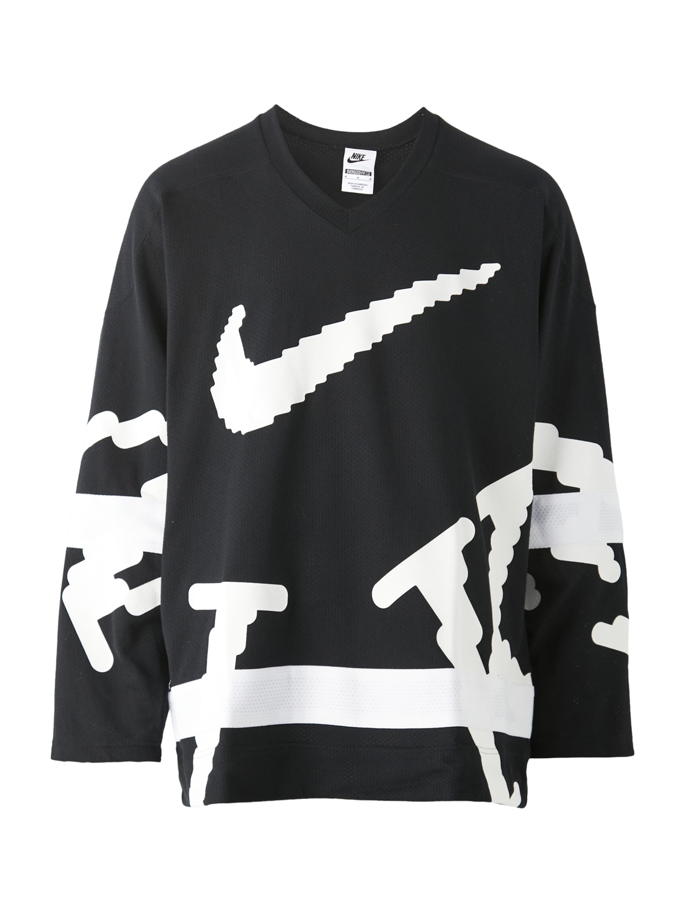 Nike SportswearMajica 'CLUB HOCKEY' - crna boja: prednji dio