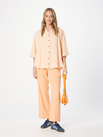 MOS MOSH Regular Pleated Pants in Orange