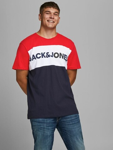 Jack & Jones Plus T-Shirt in Rot: predná strana
