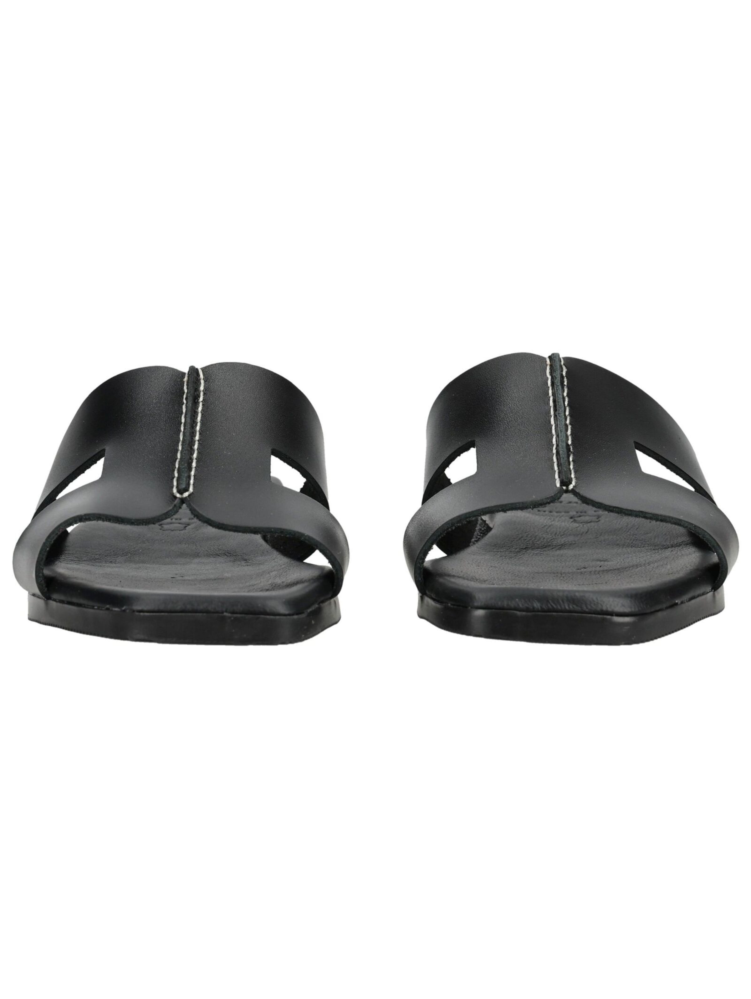 Oh! My Sandals Mule in Black