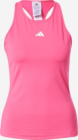 ADIDAS PERFORMANCE Sports Top 'Techfit' in Pink: front