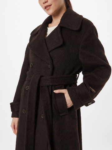 LEVI'S ® Välikausitakki 'Wooly Trench Coat' värissä musta