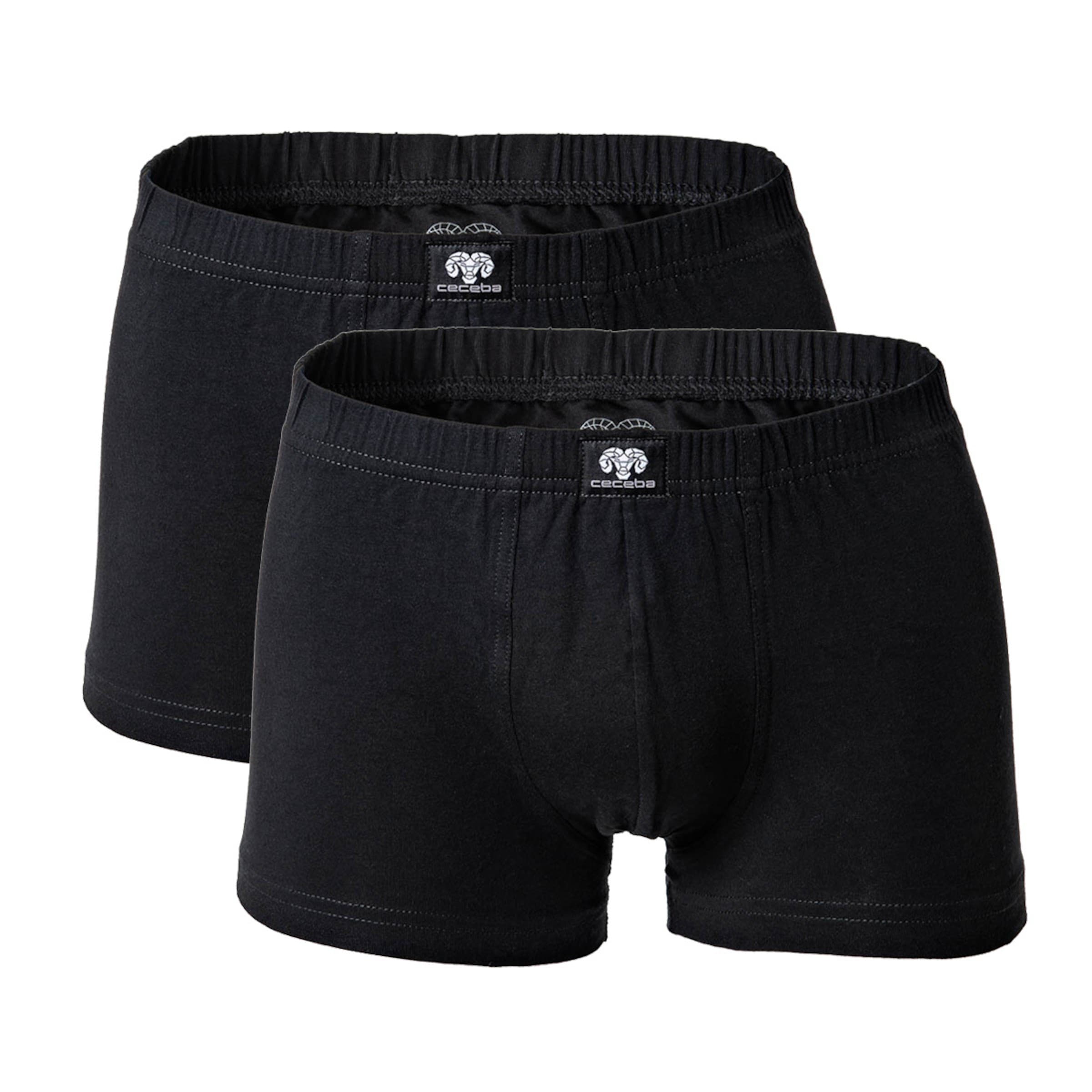 CECEBA Boxer shorts in Black: front