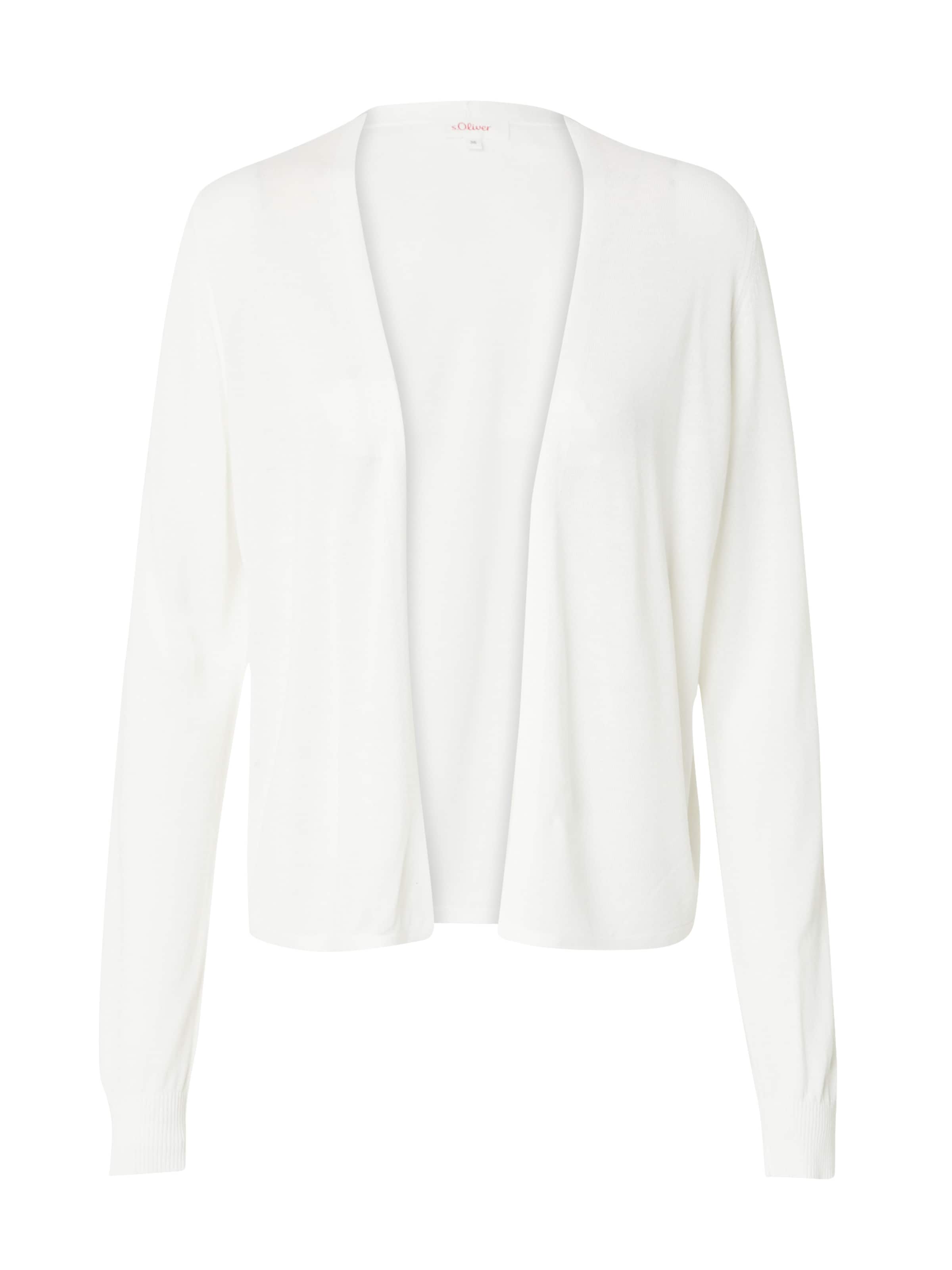 Cardigan s.Oliver en blanc : devant