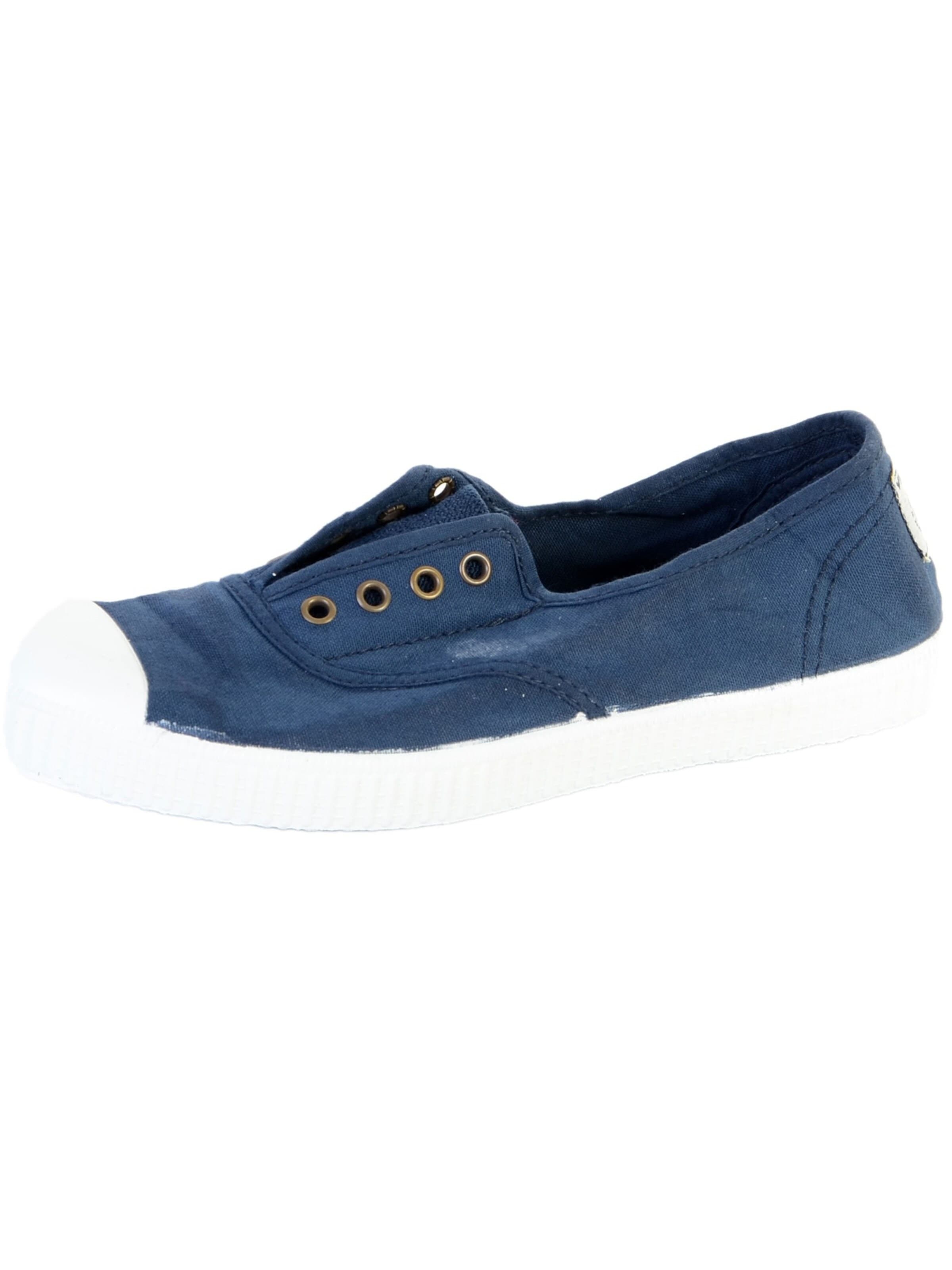 Chaussure de sport à lacets victoria en bleu : devant