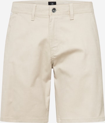 QS Regular Chino trousers 'John' in Beige: front