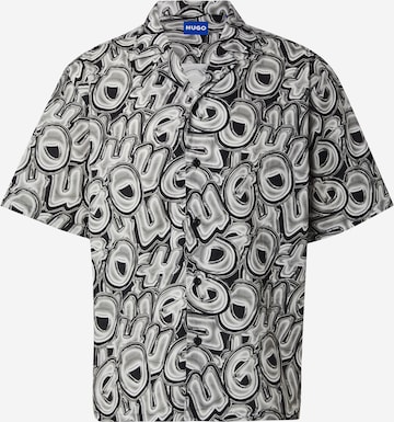 Chemise 'Eligino' HUGO en bleu : devant