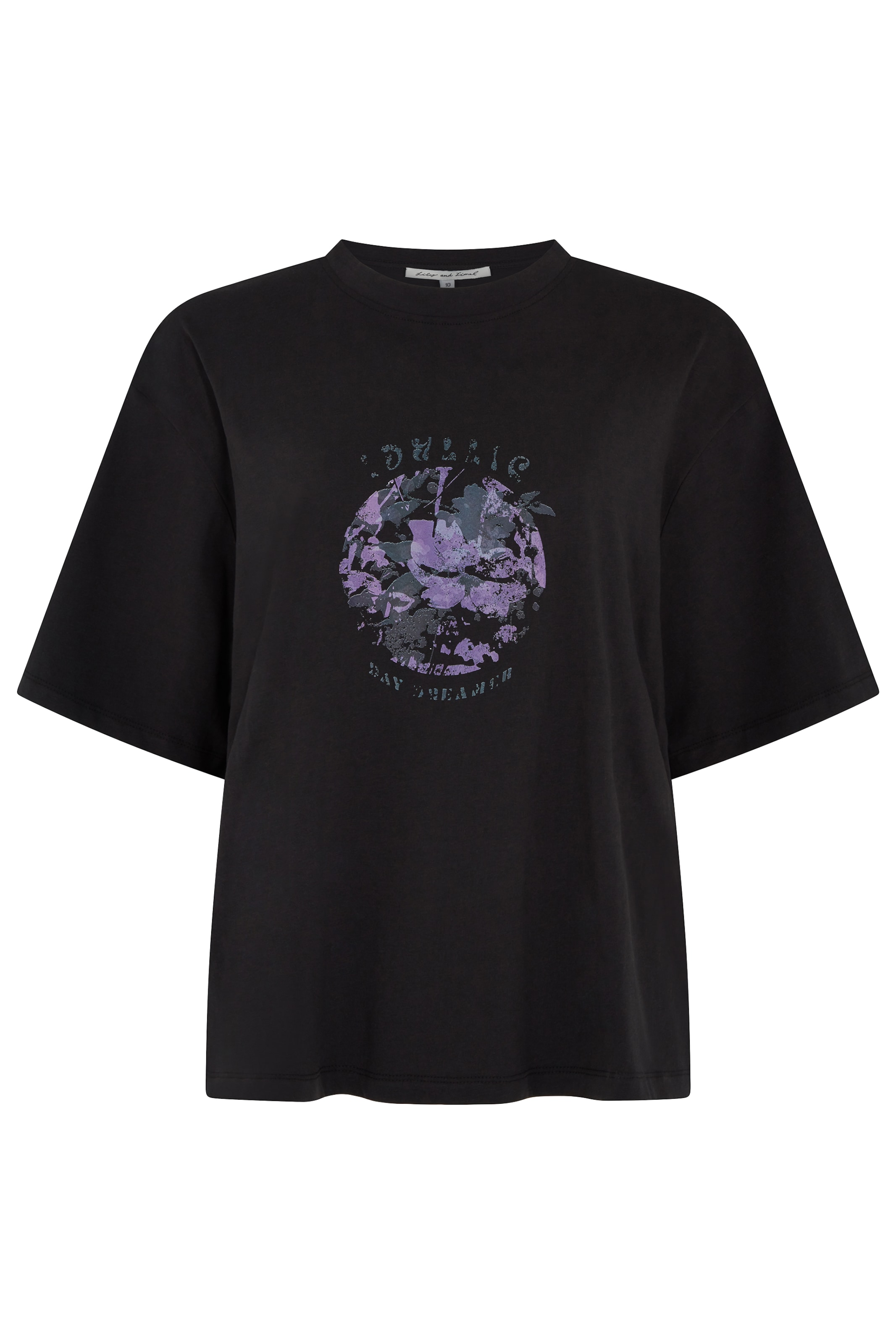 lily and lionel Shirt 'Edie Graphic Tee' in Grey: front