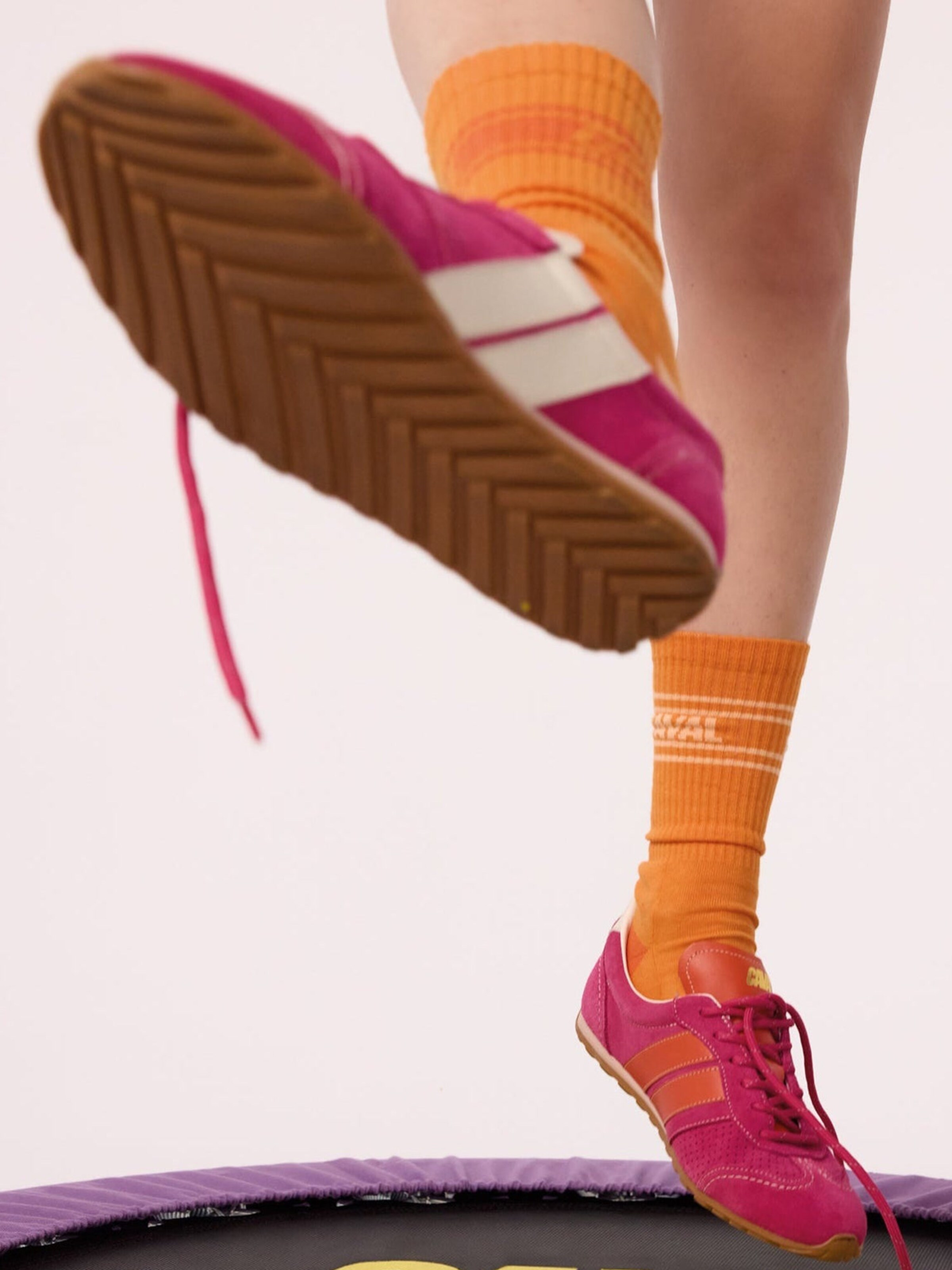 Scarpa slip-on ' BALLET ' di Caval in rosa: inferiore
