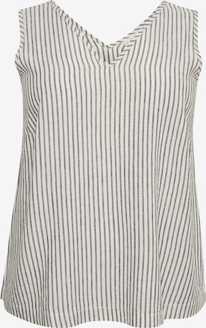 KAFFE CURVE Top 'Mille' in White: front