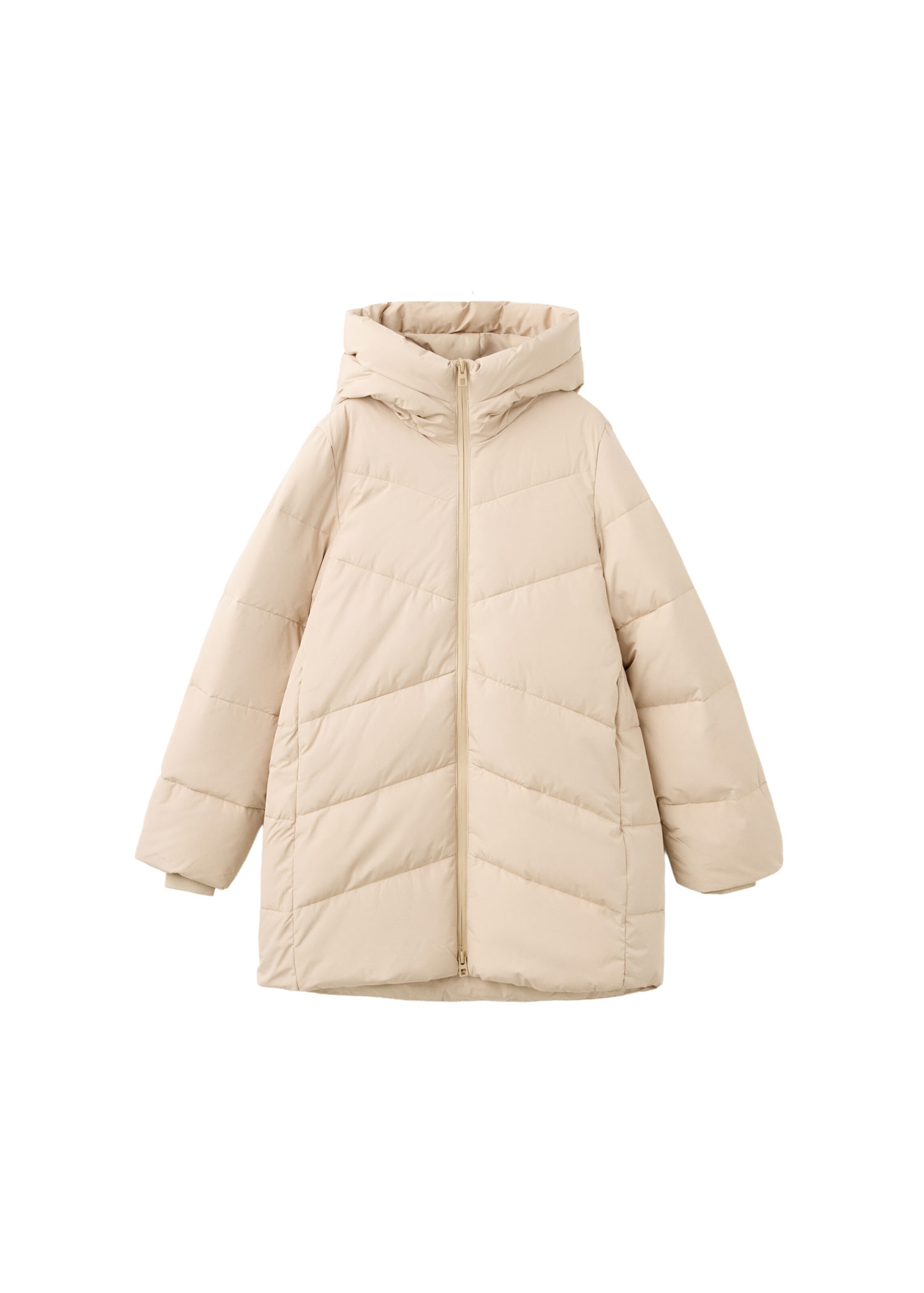 MANGO Jacke 'TOKYO' in Beige: Vorderseite