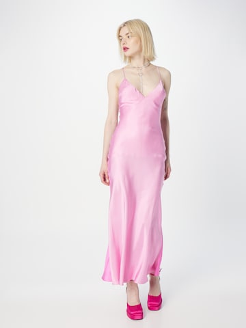 Bardot Evening Dress 'LESIA' in Pink: front