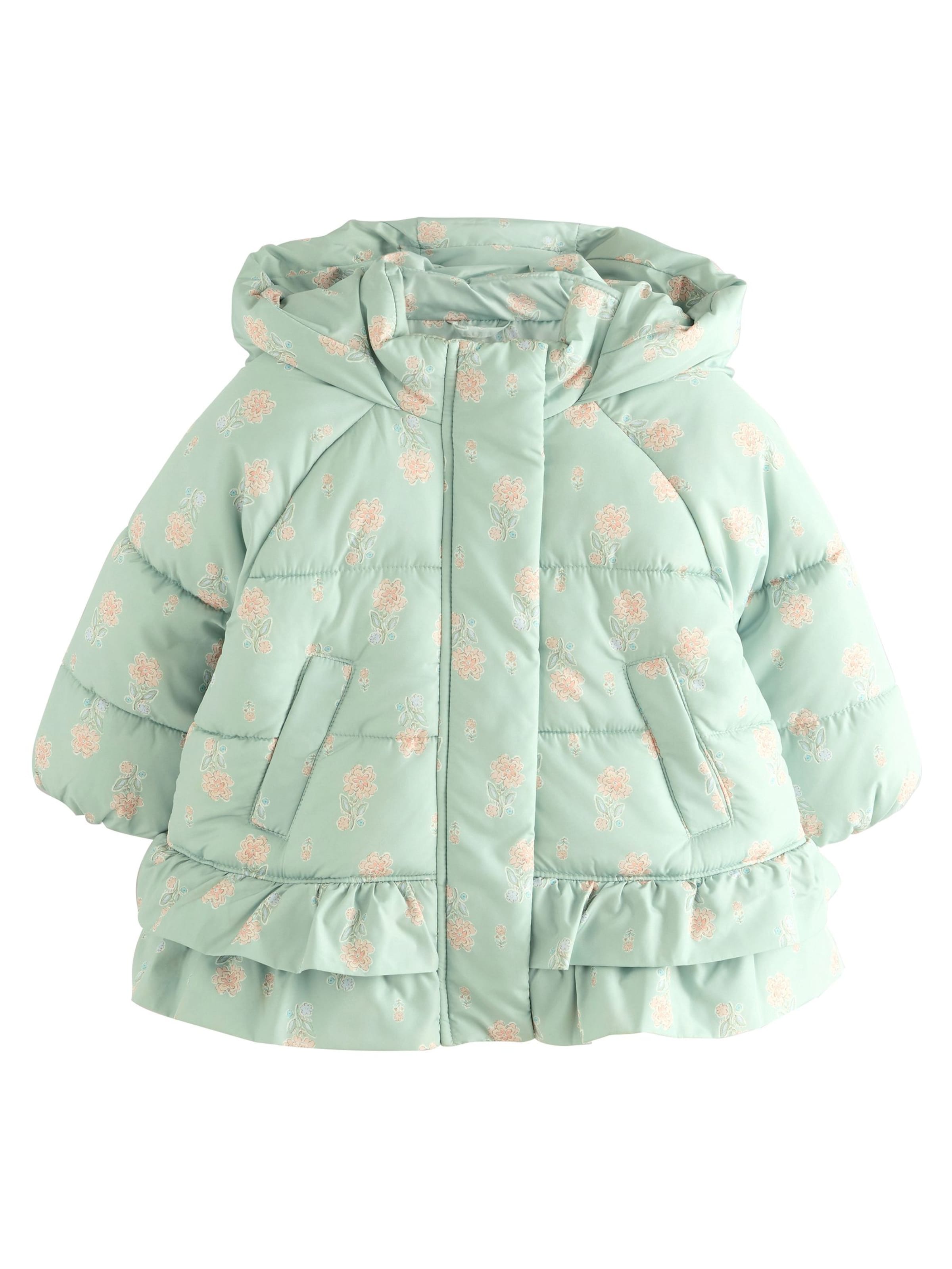 Next Kabát - Zelená: predná strana