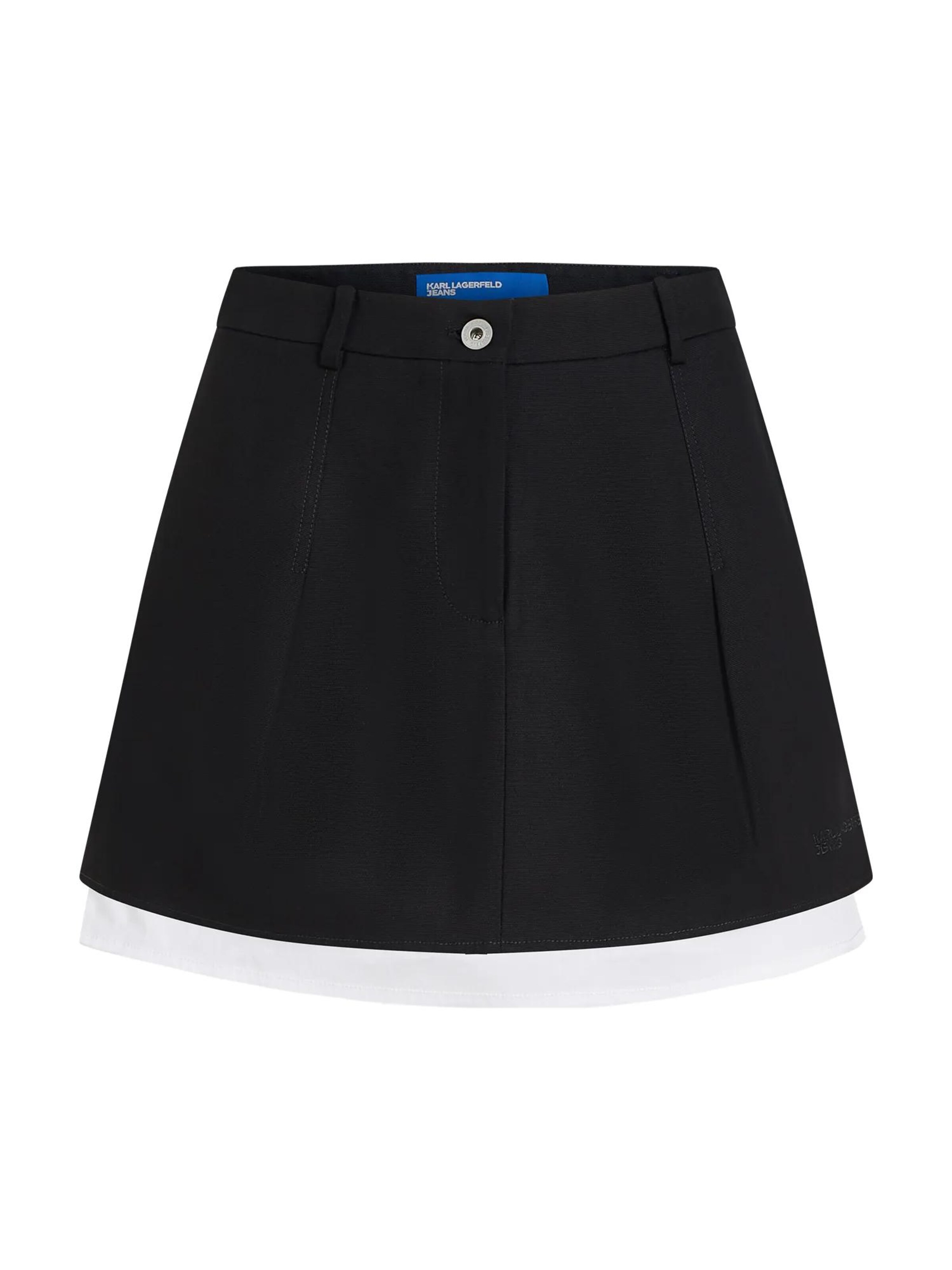 Jupe KARL LAGERFELD JEANS en noir : devant