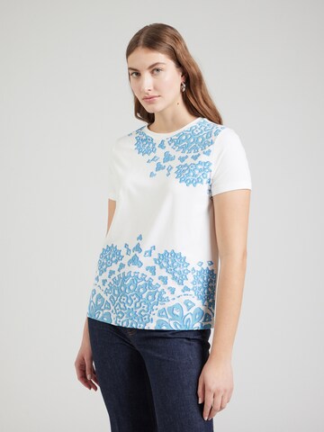 COMMA - Camiseta en blanco: frente