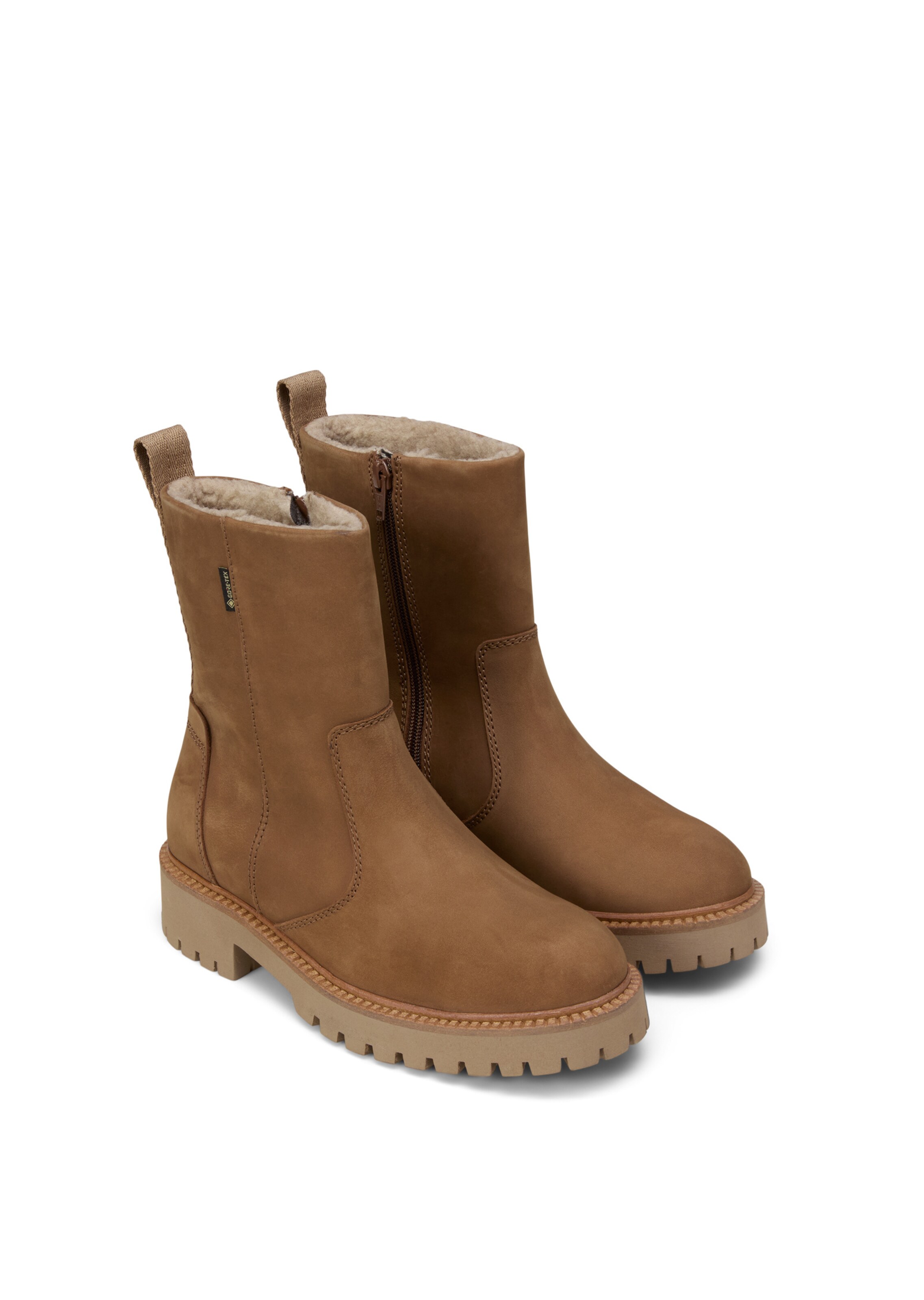 Marc O'Polo Enkellaarsjes 'Phia' in Bruin