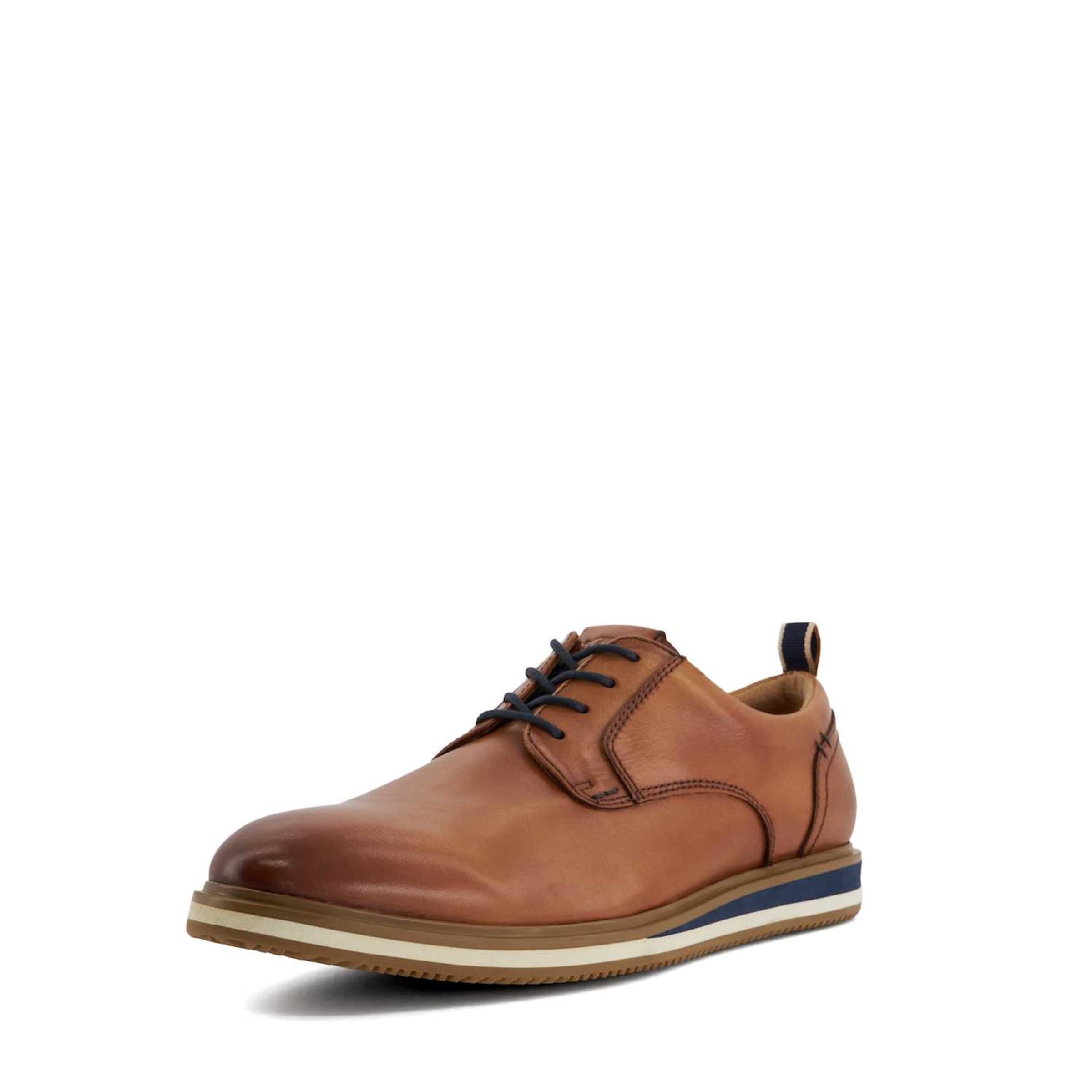 Dune LONDON Veterschoen 'Blaksley' in Bruin: voorkant