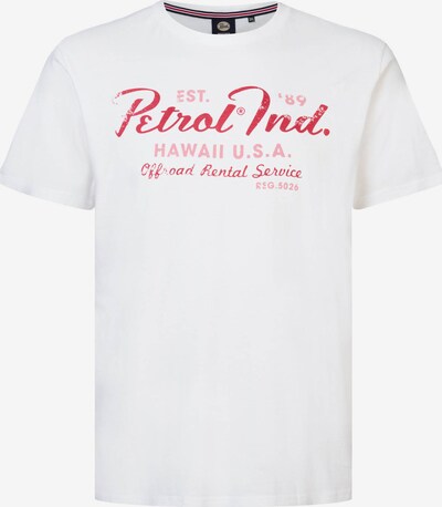 Petrol Industries Shirt 'Bonfire' in de kleur Pink / Zwart / Wit, Productweergave