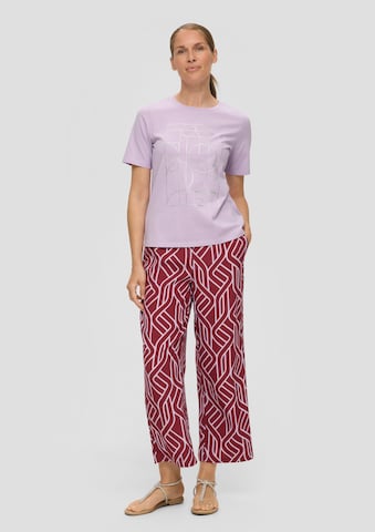 s.Oliver BLACK LABEL Shirt in Purple