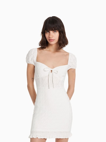 Bershka Summer dress in Beige: front