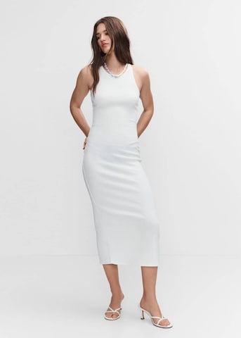 Robe 'Lia' MANGO en blanc