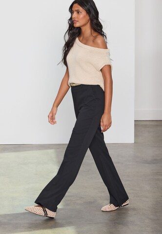 Next Boot cut Trousers with creases in Black