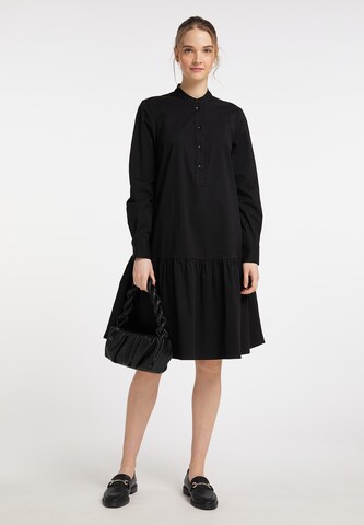 DreiMaster Klassik Shirt Dress in Black