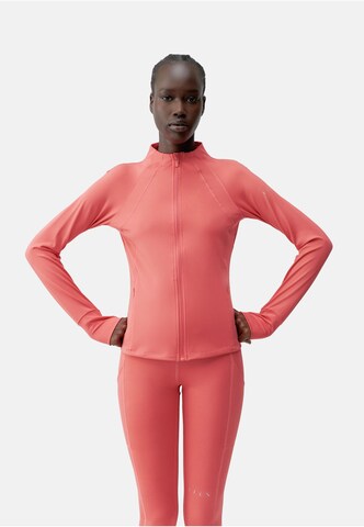 Born Living Yoga Sportsweatjacke 'Flippo' in Pink: Vorderseite