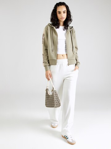 GUESS Sweatjacke in Grün