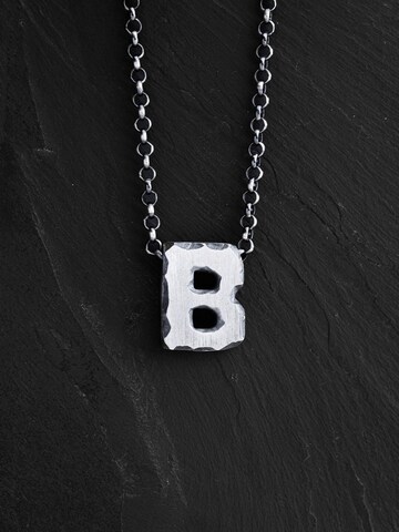 REYTEL Kette 'Letter B'‌‌‌‌‌‌ in Silber