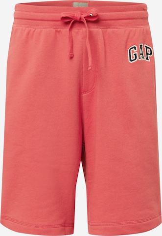 GAP Shorts 'ARCH' in Rot: predná strana