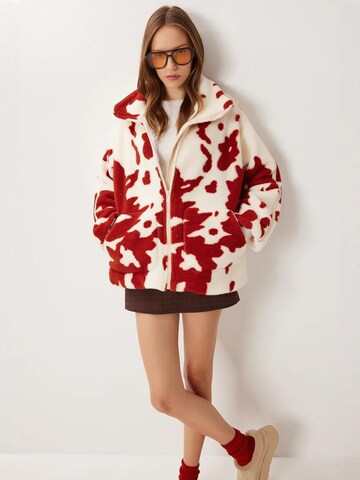 Happiness İstanbul Fleece jacket in Beige