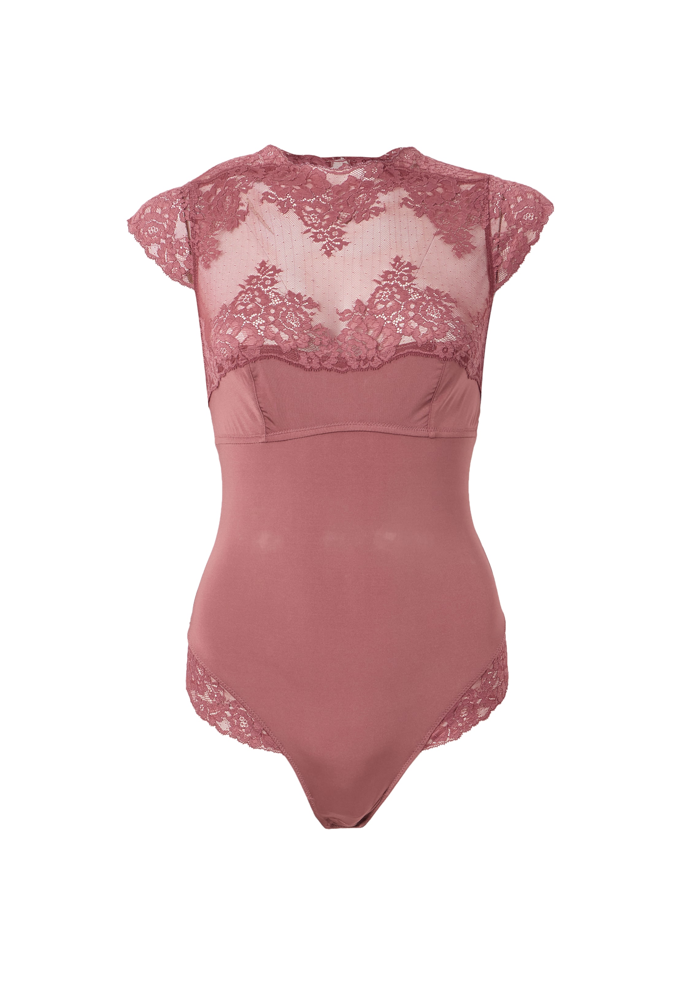 Hunkemöller Shirtbody in Pink: Vorderseite