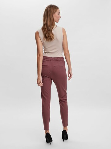 VERO MODA Tapered Bandplooibroek 'VMEva' in Roze