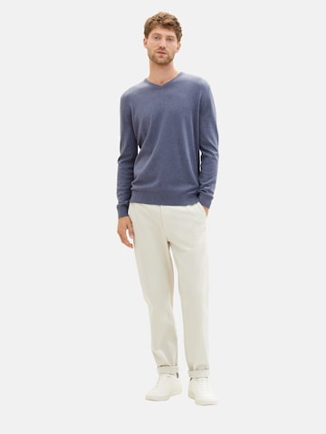 TOM TAILOR Regular Fit Pullover in Blau