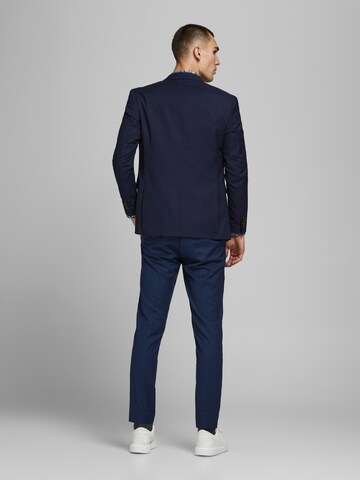 JACK & JONES Slim fit Trousers with creases 'Franco' in Blue