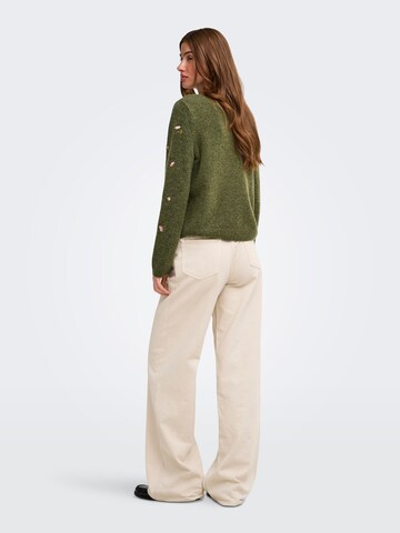 ONLY Pullover 'SHINE' in Grün