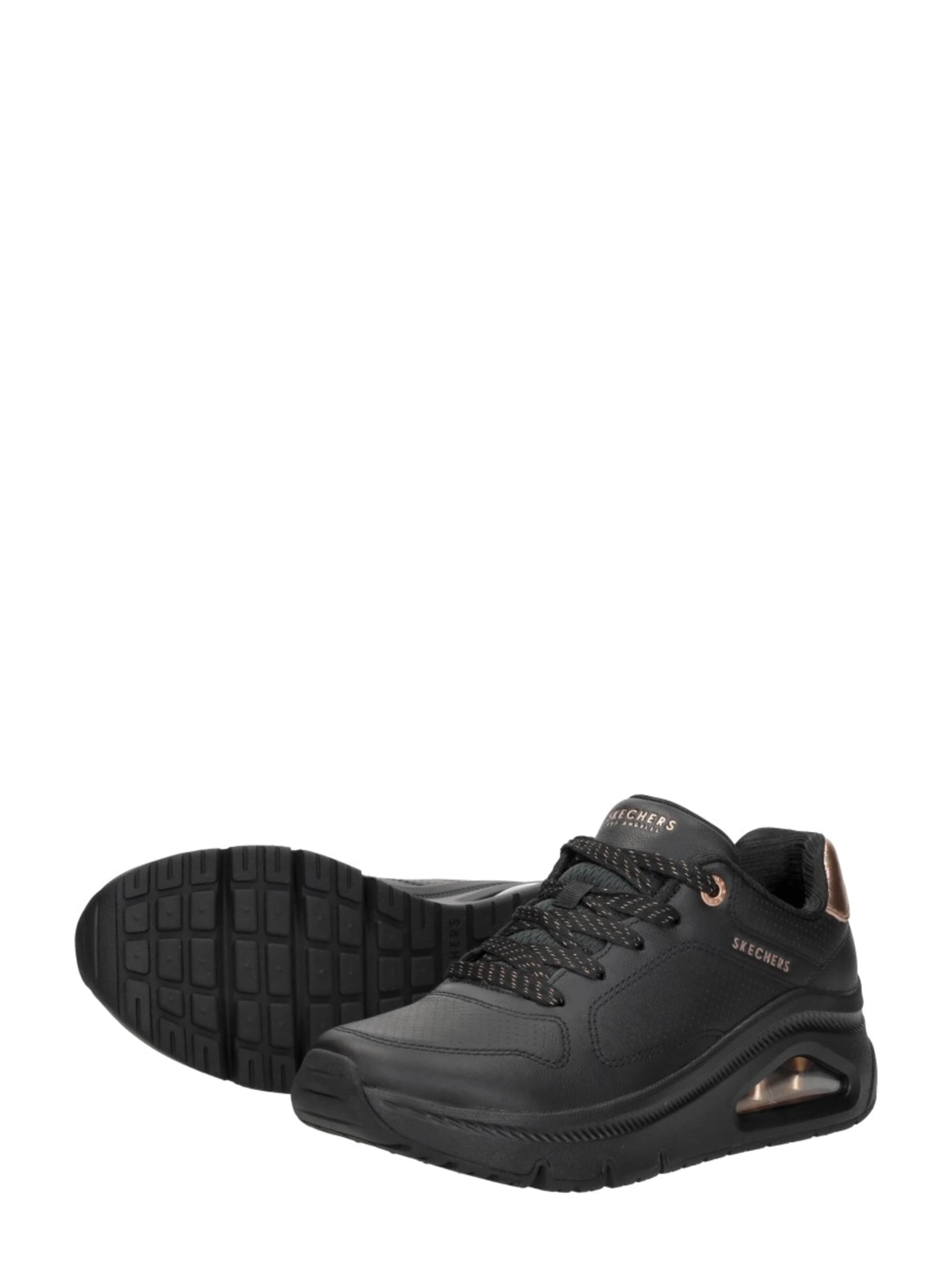 Baskets basses 'Uno Icon' SKECHERS en noir