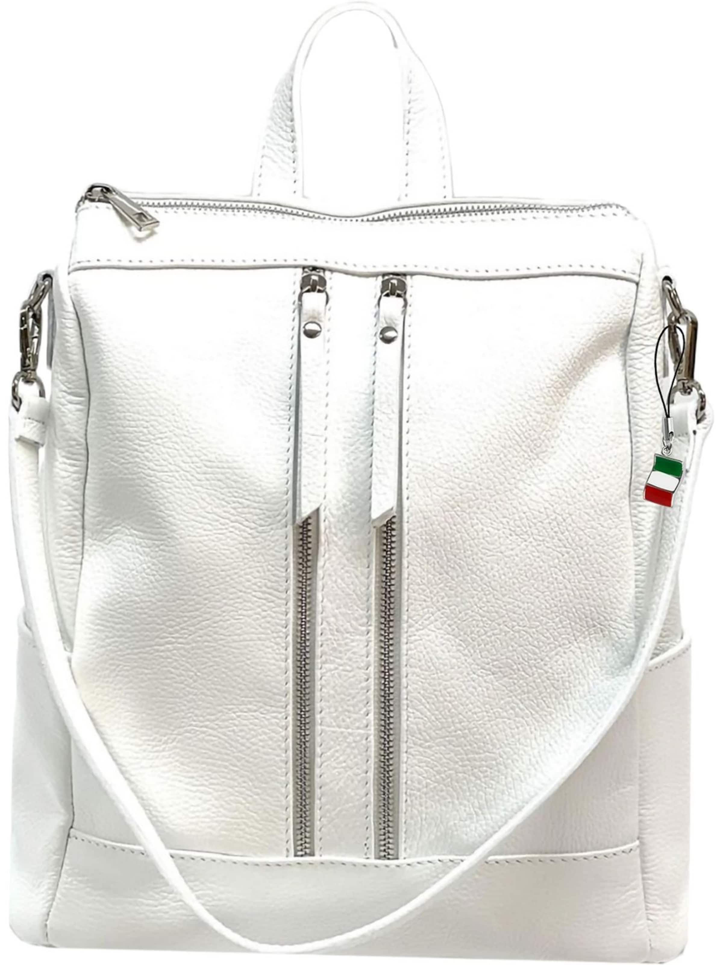 Sac à dos Florence en blanc : devant